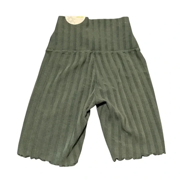 OFFLINE by Aerie OG Original Ribbed Bike Shorts Green High Rise XS 7in Inseam - Picture 4 of 4